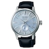 Thumbnail Image 0 of Seiko Presage Men's Blue Dial Black Leather Strap Watch