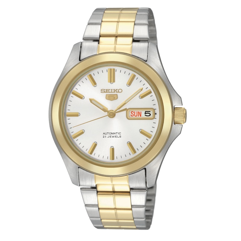 Seiko 5 Men's Automatic Two-Tone Stainless Steel Bracelet Watch