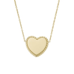 Fossil Drew Gold Tone Stainless Steel Pendant Necklace