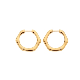 Hot Diamonds X Jac Jossa Fluid Gold Plated Diamond Earrings
