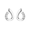 Thumbnail Image 0 of Hot Diamonds Rhodium Plated Silver Diamond Teardrop Earrings