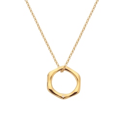 Hot Diamonds X Jac Jossa Fluid Gold Plated Diamond Pendant