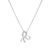 Thumbnail Image 1 of Hot Diamonds Rhodium Plated Sterling Silver Diamond Ribbon Pendant