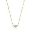 Thumbnail Image 0 of Ania Haie 14ct Gold Plated Silver Amazonite Link Necklace