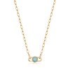 Thumbnail Image 1 of Ania Haie 14ct Gold Plated Sterling Silver Amazonite Link Necklace