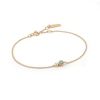 Thumbnail Image 0 of Ania Haie 14ct Gold Plated Silver Amazonite Orb Bracelet