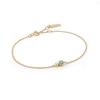 Thumbnail Image 1 of Ania Haie 14ct Gold Plated Sterling Silver Amazonite Orb Bracelet