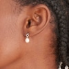 Thumbnail Image 1 of Ania Haie Sterling Silver Pearl Drop Stud Earrings