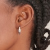 Thumbnail Image 1 of Ania Haie Sterling Silver Wave Huggie Hoop Earrings