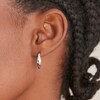 Thumbnail Image 2 of Ania Haie Sterling Silver Wave Huggie Hoop Earrings