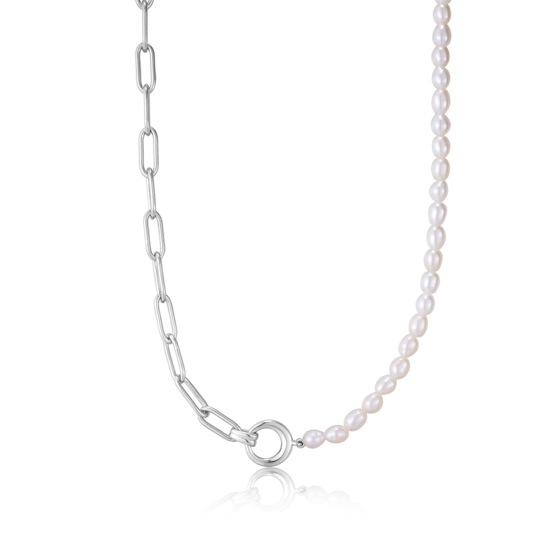 Ania Haie Sterling Silver Pearl Necklace