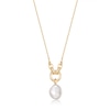 Thumbnail Image 0 of Ania Haie 14ct Gold Plated Pearl & CZ Pendant Necklace