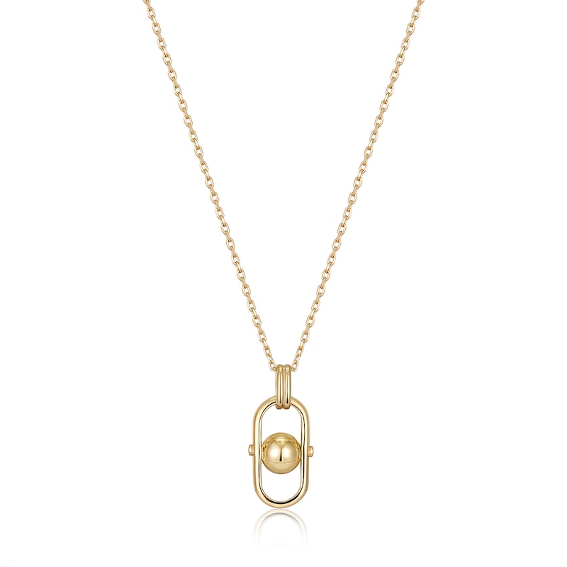 Main Image 1 of Ania Haie Orb Yellow Gold Tone Pendant Necklace