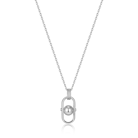 Ania Haie Orb Sterling Silver Pendant Necklace