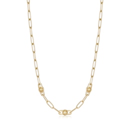 Ania Haie Orb Yellow Gold Tone Necklace