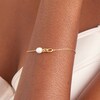 Thumbnail Image 2 of Ania Haie 14ct Gold Plated Sterling Silver Pearl Chain Bracelet