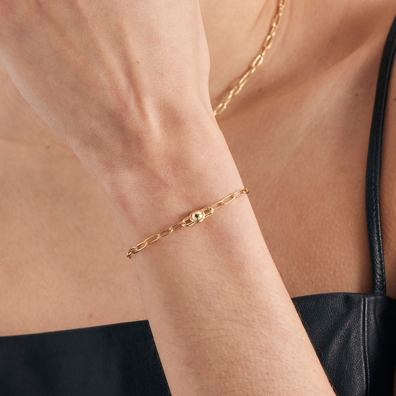 Main Image 2 of Ania Haie Orb Yellow Gold Tone Chunky Bracelet