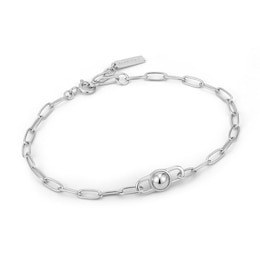 Ania Haie Orb Sterling Silver Chunky Bracelet