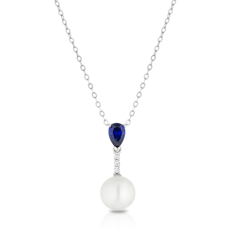 Sapphire Pendant Necklace