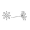 Thumbnail Image 1 of Sterling Silver Cubic Zirconia Daisy Stud Earrings