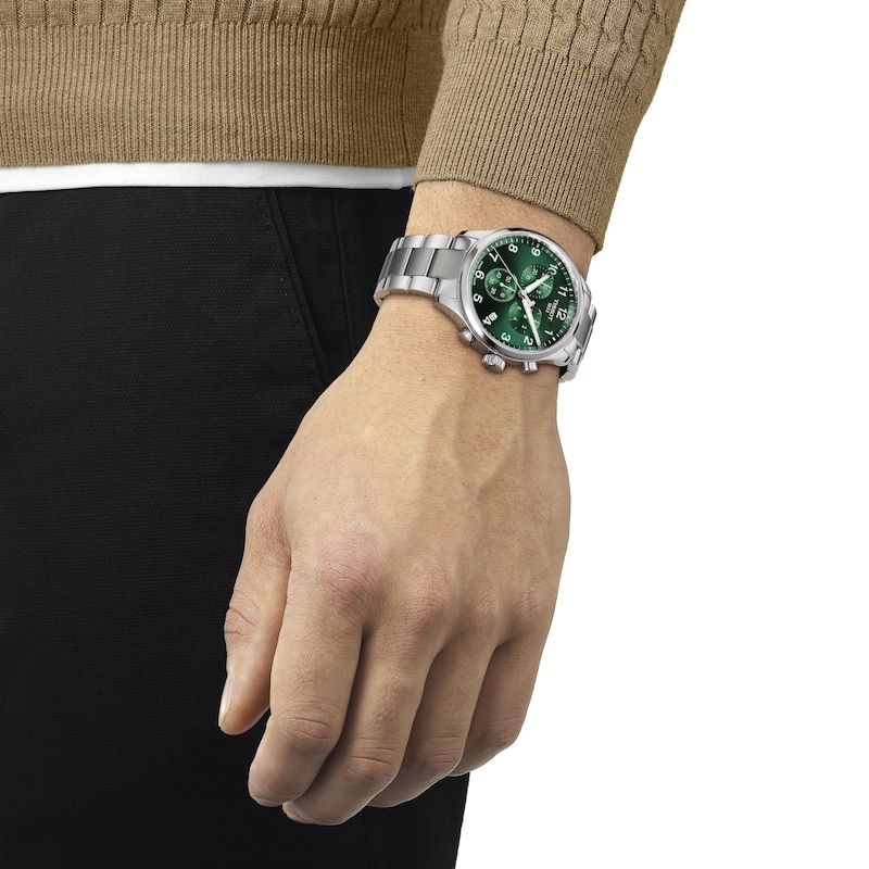 Main Image 4 of Tissot Chrono XL Men's Stainless Steel Bracelet Watch