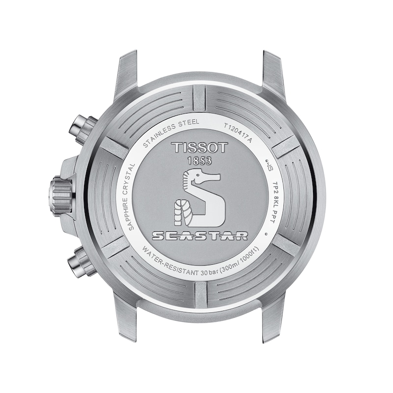 Tissot Men's Seastar Chronograph Canvas Strap Watch