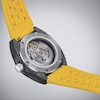 Thumbnail Image 2 of Tissot Sideral S Men's Black Dial Yellow Rubber Strap Watch