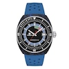 Thumbnail Image 1 of Tissot Sideral S Men's Black Dial Blue Rubber Strap Watch