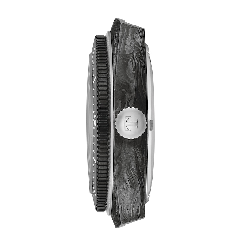 Main Image 2 of Tissot Sideral S Men's Black Dial Red Rubber Strap Watch
