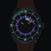 Thumbnail Image 4 of Tissot Sideral S Men's Black Dial Red Rubber Strap Watch