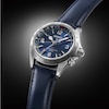 Thumbnail Image 2 of Seiko Prospex Alpinist Men's Blue Dial Blue Leather Strap Watch