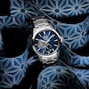 Thumbnail Image 7 of Seiko Presage 'Ao' Sharp Edged Open Heart Men's Bracelet Watch
