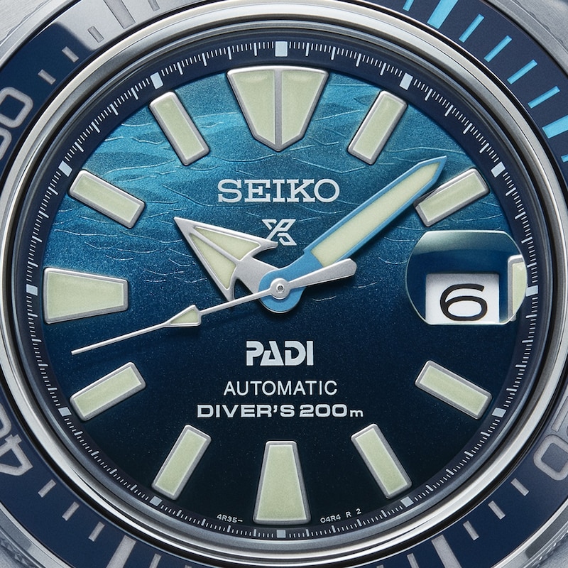 Seiko Prospex Men's Blue Silicone Strap Watch