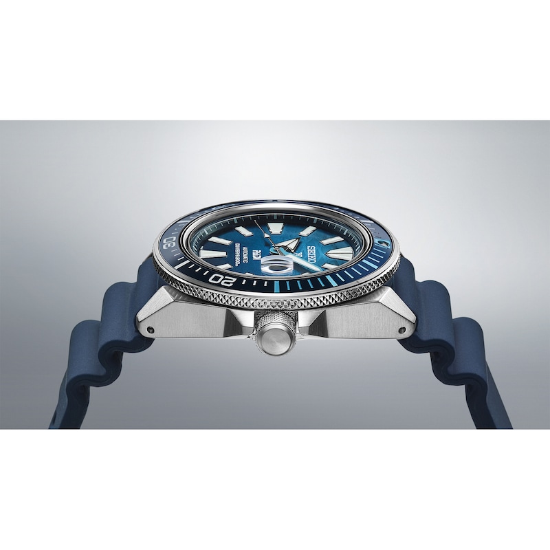 Main Image 3 of Seiko Prospex Men's Blue Silicone Strap Watch