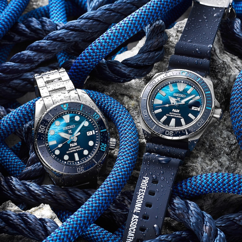 Main Image 5 of Seiko Prospex Men's Blue Silicone Strap Watch