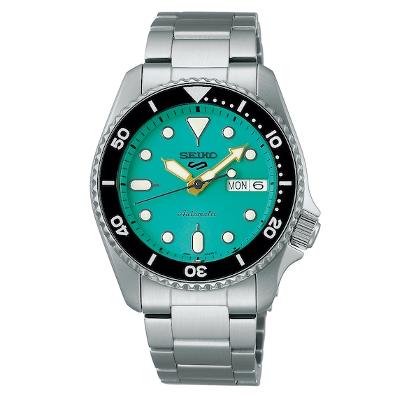 Seiko 5 Sports SKX ‘Midi’ Mono Stainless Steel Watch H.Samuel