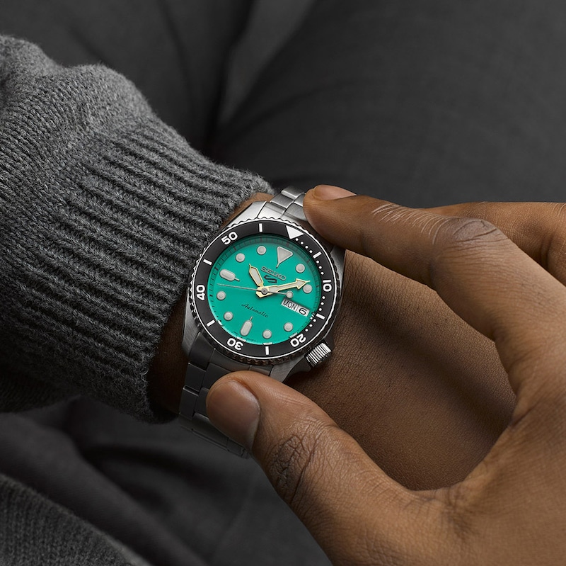 Main Image 9 of Seiko 5 Sports SKX ‘Midi’ Mono Stainless Steel Watch