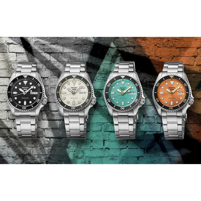 Main Image 10 of Seiko 5 Sports SKX ‘Midi’ Mono Stainless Steel Watch