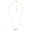 Thumbnail Image 1 of Michael Kors Statement Link Gold Plated Sterling Silver MK Necklace