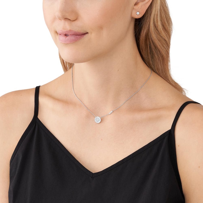 Main Image 4 of Michael Kors Brilliance Sterling Silver Cubic Zirconia Jewellery Set