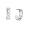 Thumbnail Image 2 of Michael Kors Brilliance Sterling Silver Cubic Zirconia Hoop Earrings