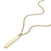 Thumbnail Image 3 of Fossil Drew Men's Gold Tone Stainless Steel Chain Necklace