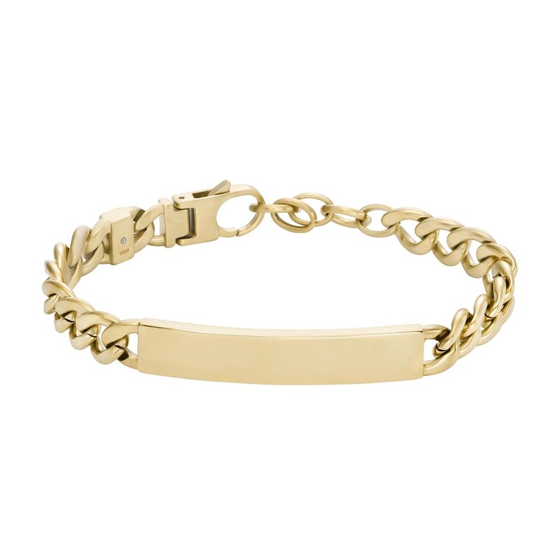 Main Image 1 of Fossil Drew Men's Gold Tone Stainless Steel Chain Bracelet