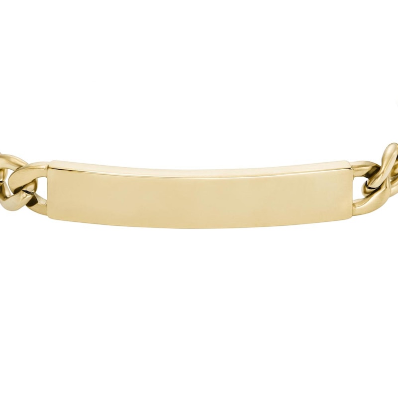 Main Image 2 of Fossil Drew Men's Gold Tone Stainless Steel Chain Bracelet