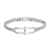 Thumbnail Image 1 of Fossil Heritage Men's D-Link Stainless Steel 7" Chain Bracelet