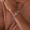Thumbnail Image 3 of Fossil Heritage Men's D-Link Stainless Steel 7" Chain Bracelet