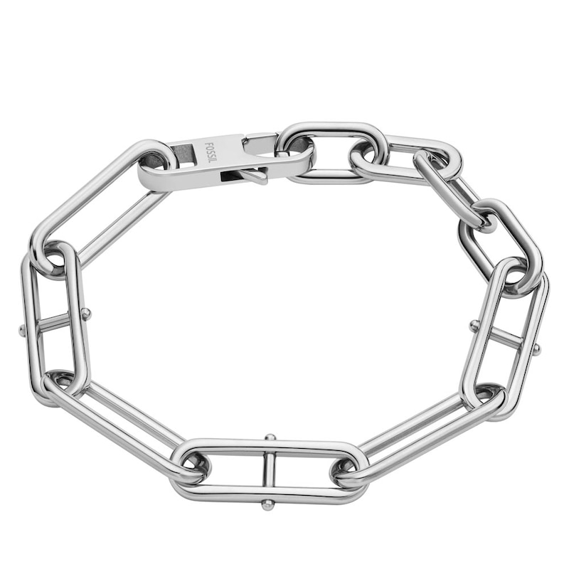 Main Image 1 of Fossil Heritage D-Link Stainless Steel Chain Bracelet