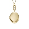 Thumbnail Image 2 of Fossil Locket Collection Gold Tone Chain Locket Pendant