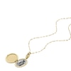 Thumbnail Image 3 of Fossil Locket Collection Gold Tone Chain Locket Pendant