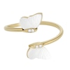 Thumbnail Image 0 of Fossil Radiant Wings Mother Of Pearl Butterfly Ring (Size J)